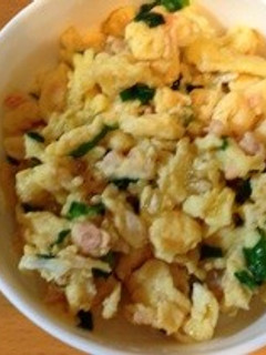 離乳食♡鮭たま丼-レシピのメイン写真