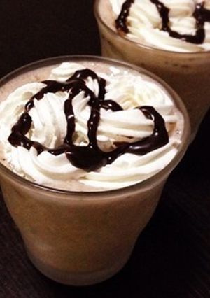 バナナ＆チョコレートクリームフラペチーノ-レシピのメイン写真