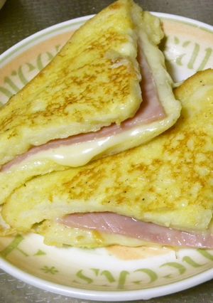 食パンでクロックムッシュ-レシピのメイン写真
