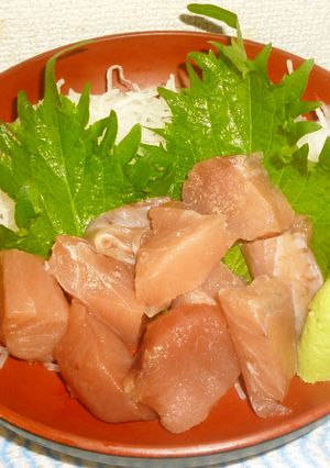 パパの本マグロの刺身②-レシピのメイン写真