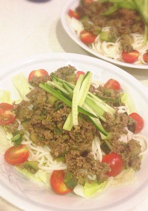 一皿で大満足☆肉味噌素麺-レシピのメイン写真