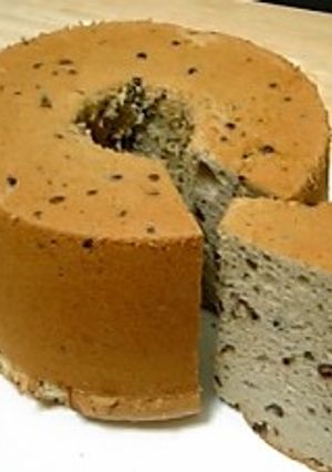 ～お母さんへ～　あんこのシフォンケーキ♪-レシピのメイン写真