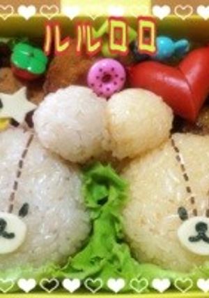 簡単！ルルロロ＊キャラ弁・遠足-レシピのメイン写真
