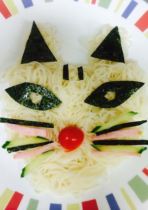 子供大喜び★アニマルフェイス素麺-レシピのメイン写真