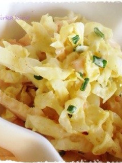 白菜とスモークチキンのカレー風味サラダ-レシピのメイン写真