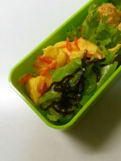 紅生姜の玉子焼き&塩昆布キャベツ-レシピのメイン写真