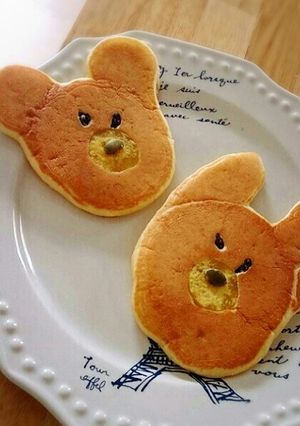 簡単☆かわいい☆ホットケーキ☆動物-レシピのメイン写真