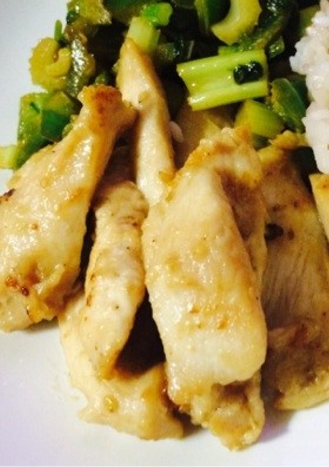 漬けて冷凍！簡単柔らか胸肉焼♪ゴマ風味-レシピのメイン写真