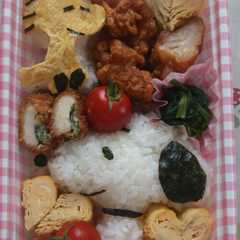 รูปของ 簡単♡スヌーピー弁当