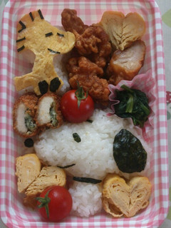 簡単♡スヌーピー弁当-レシピのメイン写真