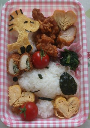 簡単♡スヌーピー弁当-レシピのメイン写真