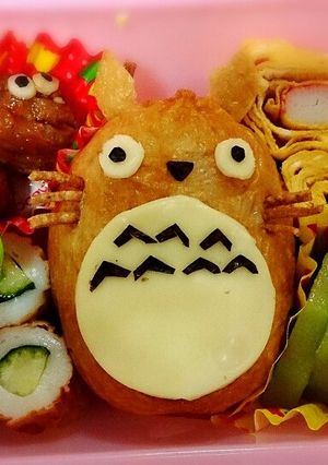 キャラ弁いなり寿司でトトロ～-レシピのメイン写真