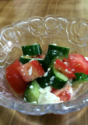 ☆ﾄﾏﾄきゅぅり豆腐ｻﾗﾀﾞ☆-レシピのメイン写真