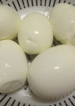 ＊簡単！失敗しな〜いポットで茹で卵♪-レシピのメイン写真