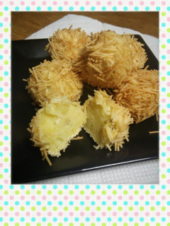 お正月に★そうめんで★イガグリさつまいも-レシピのメイン写真