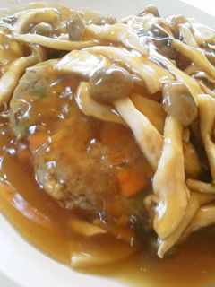 きのこのとろ~りあんハンバーグ-レシピのメイン写真