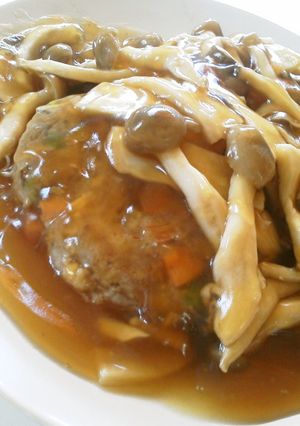 きのこのとろ～りあんハンバーグ-レシピのメイン写真
