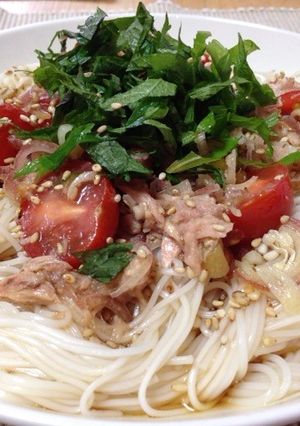 トマトそうめん-レシピのメイン写真