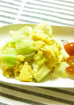 キャベツと卵で☆簡単★朝ごはん-レシピのメイン写真