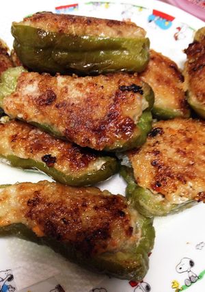 野菜たっぷりピーマンの肉詰め-レシピのメイン写真
