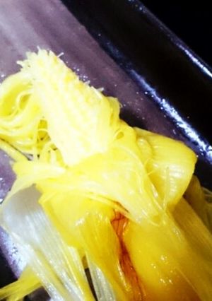 ヤングコーンのホイル焼き(皮付き)-レシピのメイン写真