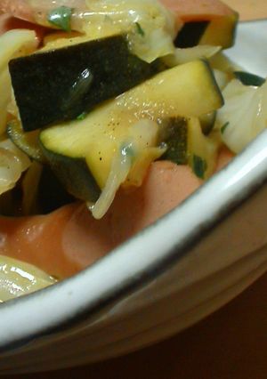 キャベツとズッキーニの和風サワー煮-レシピのメイン写真