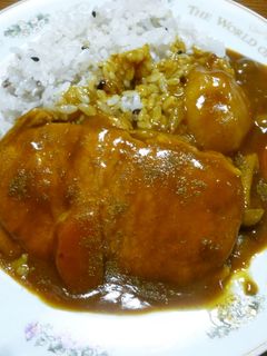 ど~ん!豚ロースのカレーライス-レシピのメイン写真