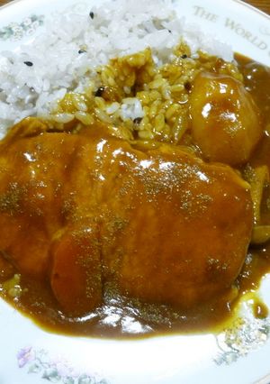 ど～ん！豚ロースのカレーライス-レシピのメイン写真