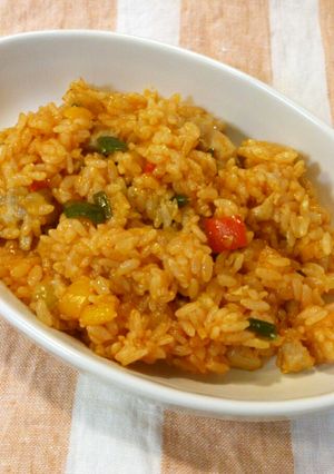 カラフル*チキンライス 塩こうじ味-レシピのメイン写真