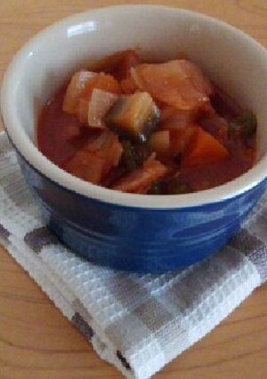 トマトジュースで作るミネストローネ-レシピのメイン写真
