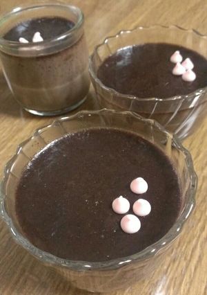材料4つで焼きチョコプリン-レシピのメイン写真