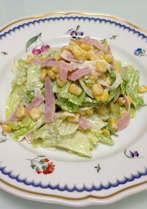 レタスのマヨサラダ-レシピのメイン写真