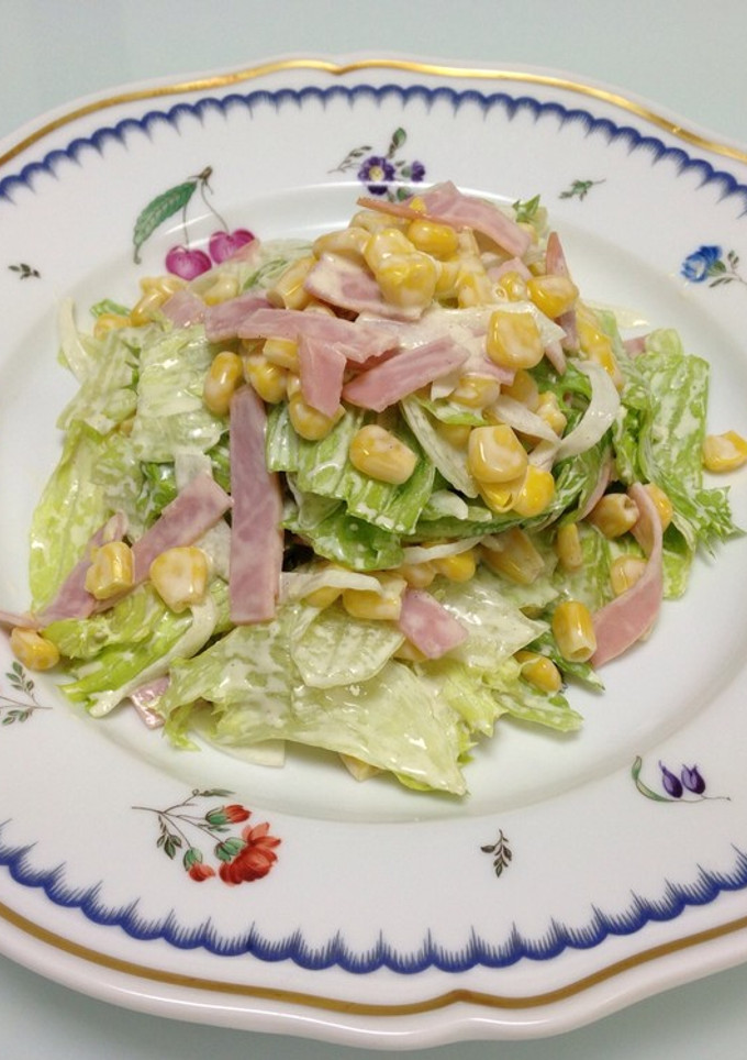 レタスのマヨサラダ-レシピのメイン写真