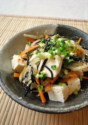 栄養満点！ひじきと豆腐のサラダ-レシピのメイン写真