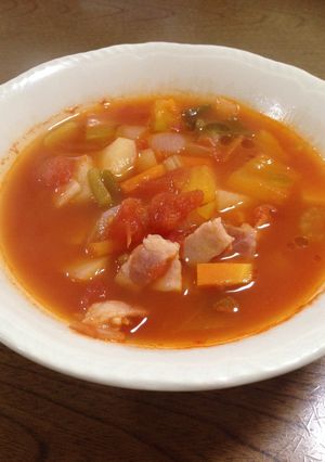 セロリのトマト缶スープ-レシピのメイン写真