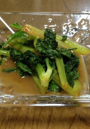 セロリの葉マヨポン-レシピのメイン写真