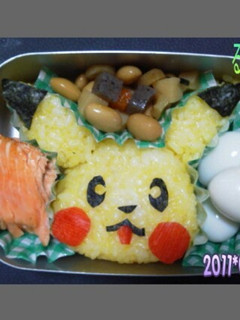 デコ弁当♪簡単すぎるピカチュウ-レシピのメイン写真