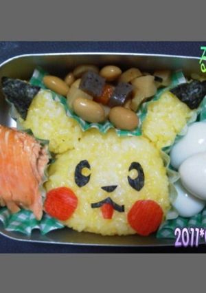 デコ弁当♪簡単すぎるピカチュウ-レシピのメイン写真