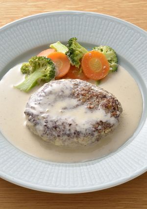 ミルク煮込みハンバーグ-レシピのメイン写真
