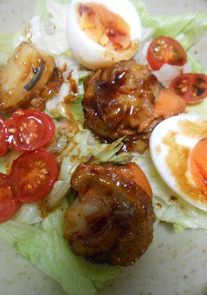 ボイルほたての照り焼き丼-レシピのメイン写真