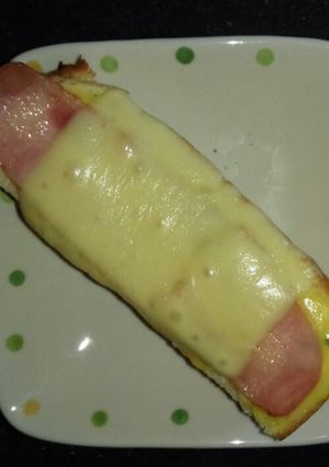 コーンクリームクロックムッシュ-レシピのメイン写真