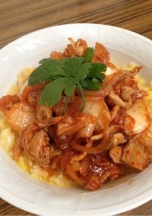 10分で完成☆豚キムチ丼-レシピのメイン写真