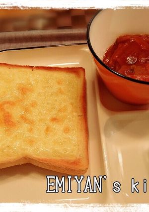 あったかスープにつけチーズトースト♡-レシピのメイン写真