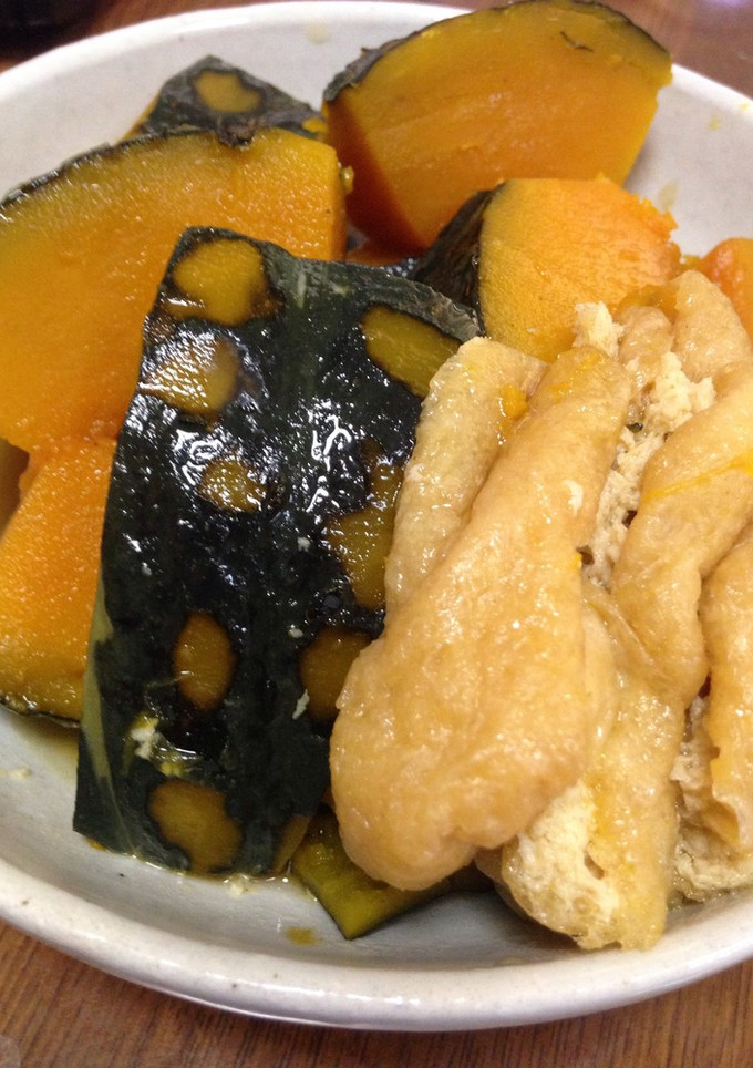 簡単☆かぼちゃと薄揚げの煮物-レシピのメイン写真