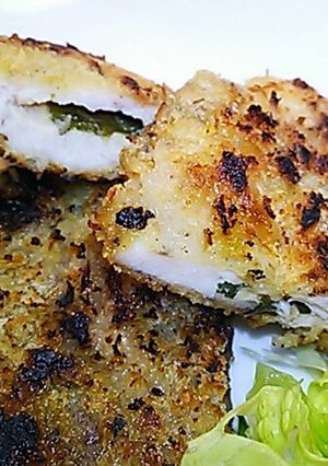 梅干し♪パルメザンチーズ♪大葉パン粉焼き-レシピのメイン写真