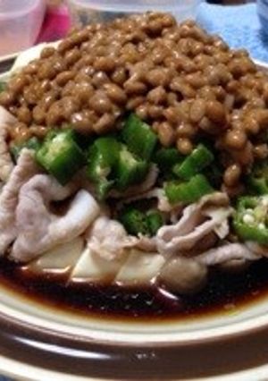 豆腐と納豆のヘルシー冷しゃぶ-レシピのメイン写真