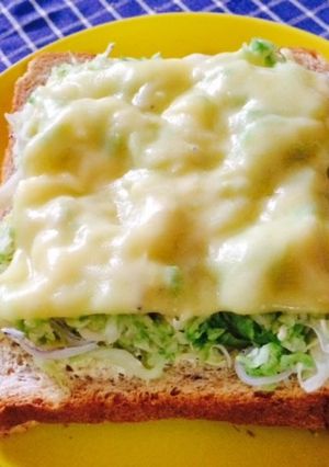 しらすとキャベツのチーズトースト-レシピのメイン写真