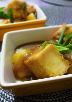 じゃがいもと厚揚げのシンプルなカレー煮-レシピのメイン写真