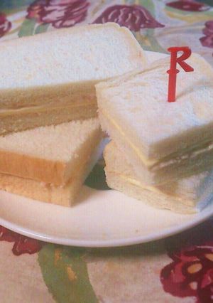 ちょっとした工夫♪ハムマヨチーズサンド-レシピのメイン写真