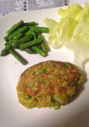 卯の花アレンジ カレーちーずハンバーグ-レシピのメイン写真